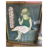 Advertising thermometers