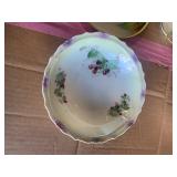 Noritake, Prussin, Haegar misc glassware