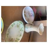 Noritake, Prussin, Haegar misc glassware