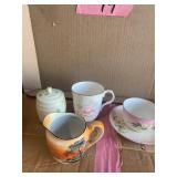 Noritake, Prussin, Haegar misc glassware