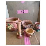 Roseville pottery lot  5 pcs. numbered