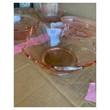 Pink depression glassware