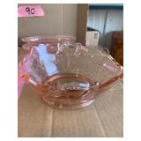 Pink depression glassware