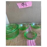 Uranium glass lot