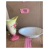 Hall vase and Haviland server