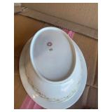 Hall vase and Haviland server