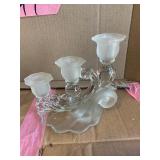 Crystal candle holders