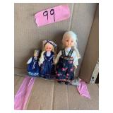 3 Norwegian  dolls