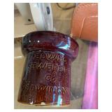 Misc lot, pottery, rw, camera, sewing machine
