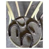 Horse Shoes & vintage Hook
