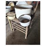 9 pcs enamel ware