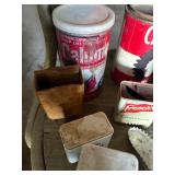 lot of small collectable Spice Cans