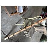 100 year old hand made coat rack