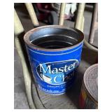 3 old coffee tins