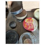 Tin lids and containers