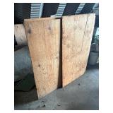 2 1/2 sheets and 1 1/4 sheet  plywood