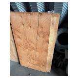 2 1/2 sheets and 1 1/4 sheet  plywood