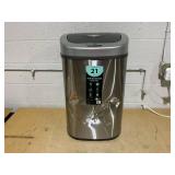 Nine Stars Motion Sensor Automatic Trash Can, 21 Gallon Stainless Steel, Motion Sensor Hands-Free Soft-Close Lid Garbage Bin, Silver Nine Stars Motion Sensor Automatic Trash Can, 21 Gallon Stainless Steel, Motion Sensor Hands-Free Soft-Close Lid Garbage Bin, Silver