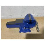 Findmall 6 in. Steel Workshop Bench Vise Blue Swivel Base Findmall 6 in. Steel Workshop Bench Vise Blue Swivel Base