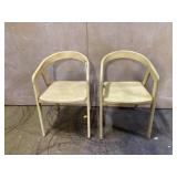 LOT OF 2 Lana Curved Back Dining Chair - Threshold LOT OF 2 Lana Curved Back Dining Chair - Threshold