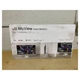 LG 27" FHD IPS Smart Monitor with webOS 100Hz, White, 27U55WSA-W LG 27" FHD IPS Smart Monitor with webOS 100Hz, White, 27U55WSA-W