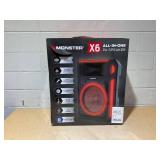 Monster X6 All-in-One PA Bluetooth Speaker System Monster X6 All-in-One PA Bluetooth Speaker System