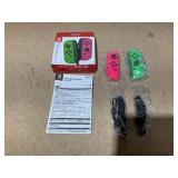 Nintendo Switch Joy-Con Pair, Neon Pink and Neon Green Nintendo Switch Joy-Con Pair, Neon Pink and Neon Green
