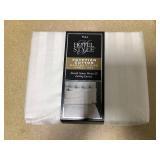 Hotel Style 4-Piece 600 Thread Count White Stripe Egyptian Cotton Adult Bed Sheets, Full-Deep Pocket Hotel Style 4-Piece 600 Thread Count White Stripe Egyptian Cotton Adult Bed Sheets, Full-Deep Pocket