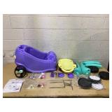 Little Tikes Bluey Grannies Car Coupe with 2 Accessories, Bluey Foot-to-Floor Ride-on, Kids Ages 1-5 Little Tikes Bluey Grannies Car Coupe with 2 Accessories, Bluey Foot-to-Floor Ride-on, Kids Ages 1-5
