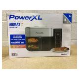 PowerXL 6.3 Quart AIRMAX Air Fryer Oven with 4 Pre-Sets, Two Tier Compact Design PowerXL 6.3 Quart AIRMAX Air Fryer Oven with 4 Pre-Sets, Two Tier Compact Design