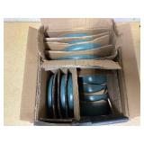 Thyme & Table Caspian Green 12-Piece Ceramic Dinnerware Set Thyme & Table Caspian Green 12-Piece Ceramic Dinnerware Set