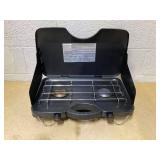 Ozark Trail 2 Burner Propane Gas Camping Stove, GCT2208W, Black Ozark Trail 2 Burner Propane Gas Camping Stove, GCT2208W, Black