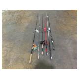 LOT OF 6 Fishing Rods LOT OF 6 Fishing Rods