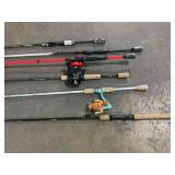 LOT OF 6 Fishing Rods LOT OF 6 Fishing Rods