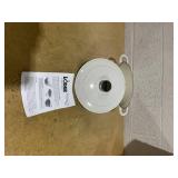 Lodge Cast Iron 5.5qt Oyster White Enameled Dutch Oven Lodge Cast Iron 5.5qt Oyster White Enameled Dutch Oven
