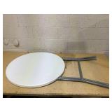 Mainstays 31" Round High-Top Folding Table, White Mainstays 31" Round High-Top Folding Table, White