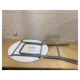 Mainstays 31" Round High-Top Folding Table, White Mainstays 31" Round High-Top Folding Table, White