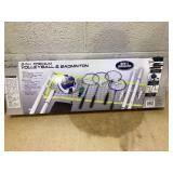 EastPoint Sports 2-in-1 Volleyball and Badminton Set, Adjustable Height Net Set with all Accessories EastPoint Sports 2-in-1 Volleyball and Badminton Set, Adjustable Height Net Set with all Accessories