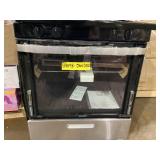 Whirlpool 30-in 4 burners 5.1-cu ft Freestanding Natural Gas Range ( Stainless Steel ) (DAMAGED Please see pictures) Whirlpool 30-in 4 burners 5.1-cu ft Freestanding Natural Gas Range ( Stainless Steel ) (DAMAGED Please see pictures)