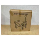 Gvdv Collapsible Wagon Cart, Portable Utility Wagon for Camping, Beach, Picnic, Shopping, Sports, and Grocery Transport Gvdv Collapsible Wagon Cart, Portable Utility Wagon for Camping, Beach, Picnic, Shopping, Sports, and Grocery Transport