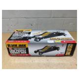 Black Jack T825010W Low Profile Floor Jack Black/Silver with Caster Wheels, 2.5 Ton Black Black Jack T825010W Low Profile Floor Jack Black/Silver with Caster Wheels, 2.5 Ton Black