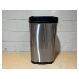 Nine Stars Motion Sensor Automatic Kitchen Trash Can, 13 Gallon Stainless Steel, Motion Sensor Hands-free Soft-Close Lid Garbage Bin, Silver Nine Stars Motion Sensor Automatic Kitchen Trash Can, 13 Gallon Stainless Steel, Motion Sensor Hands-free Soft-Close Lid Garbage Bin, Silver