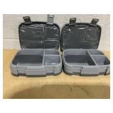 LOT OF 2 Bentgo Fresh Leak-Proof Lunch Box - Charcoal LOT OF 2 Bentgo Fresh Leak-Proof Lunch Box - Charcoal