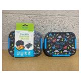 LOT OF 2 Bentgo Kids Snap & Go Leak-Proof Lunch Box. ( One is missing a latch) LOT OF 2 Bentgo Kids Snap & Go Leak-Proof Lunch Box. ( One is missing a latch)