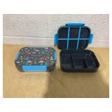 LOT OF 2 Bentgo Kids Snap & Go Leak-Proof Lunch Box. ( One is missing a latch) LOT OF 2 Bentgo Kids Snap & Go Leak-Proof Lunch Box. ( One is missing a latch)