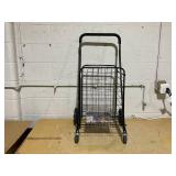 Mainstays Adjustable Steel Rolling Cart Black Length 21.5 x Width 19.5 x Height 38.4 - 1 cart Mainstays Adjustable Steel Rolling Cart Black Length 21.5 x Width 19.5 x Height 38.4 - 1 cart