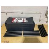 Hyper Tough Black Plastic 4-Tier 56.2" H x 30"" W x 13.8" D Hyper Tough Black Plastic 4-Tier 56.2" H x 30"" W x 13.8" D