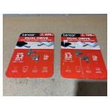 LOT OF 2 Lexar Dual Drive USB-C & USB-A 128GB (2 Pack) LOT OF 2 Lexar Dual Drive USB-C & USB-A 128GB (2 Pack)