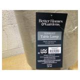 Better Homes & Gardens Diamond Weave Ceramic Table Lamp, Distressed White Better Homes & Gardens Diamond Weave Ceramic Table Lamp, Distressed White