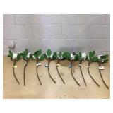 LOT OF 9 Mainstays 26.5"L Artificial Indoor Silk Protea Stem LOT OF 9 Mainstays 26.5"L Artificial Indoor Silk Protea Stem